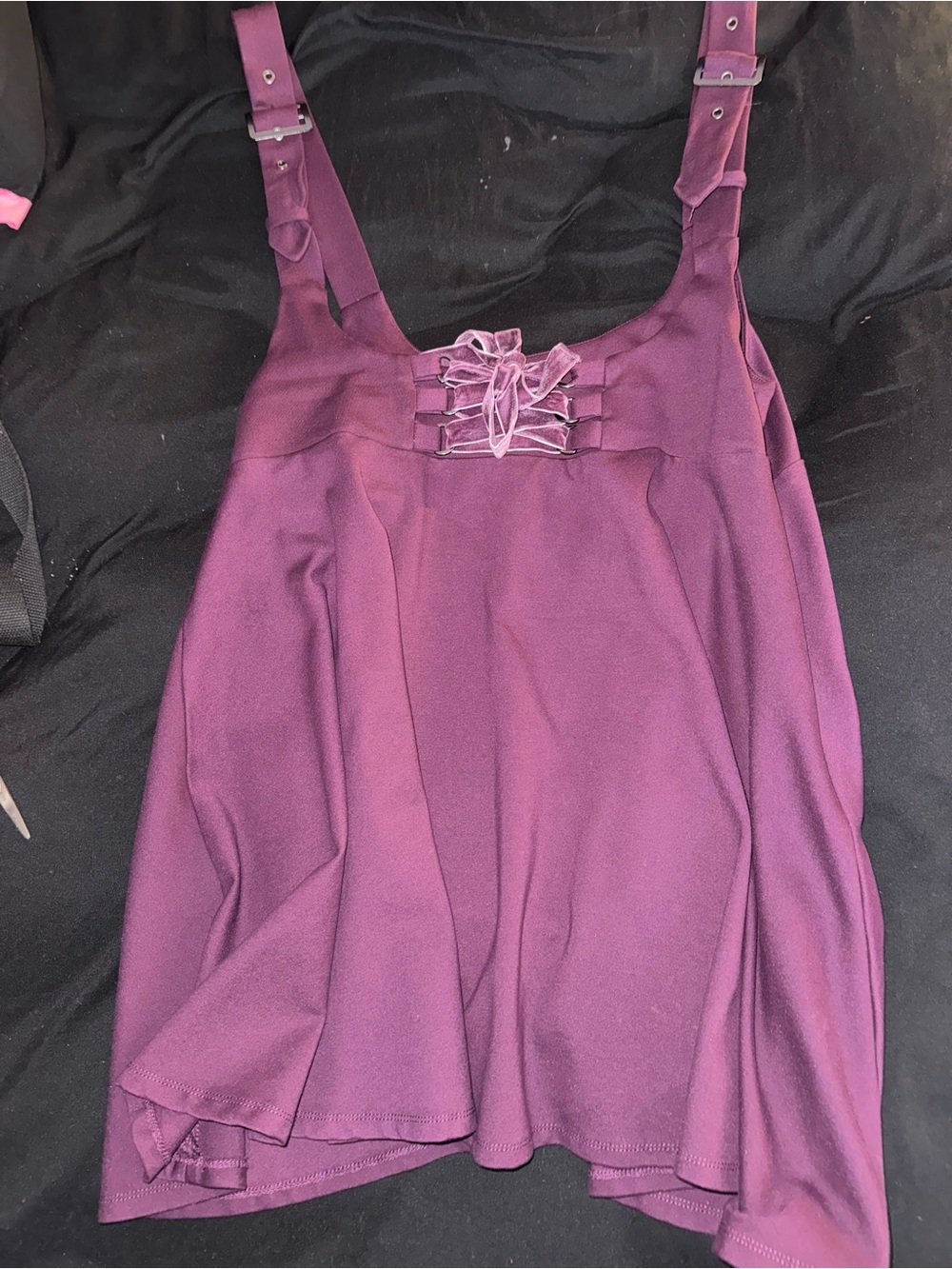 Pinnefore dress w/ suspenders